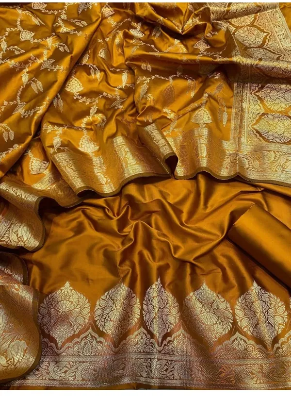 Musturd__Semi_silk_Unstitch_Suit_For_Women