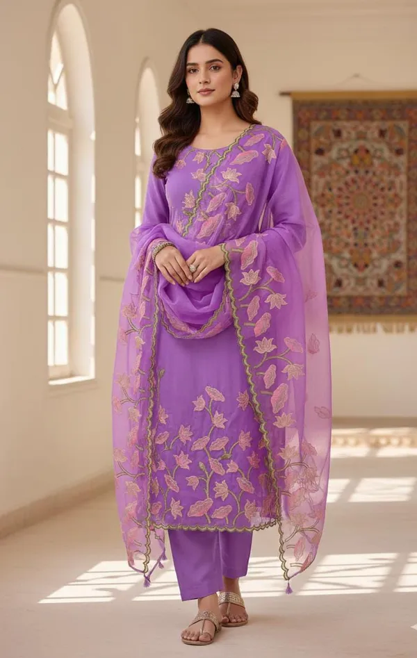 Purple_Varanasi_Organza_Unstitch_Suit_For_Women