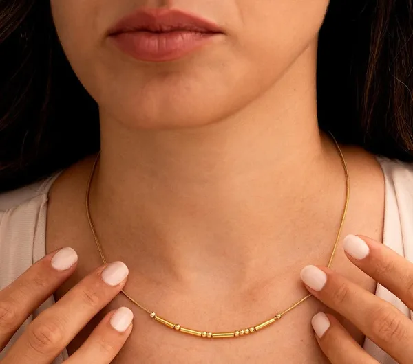 Gold__Personalized_Name_Ring_|_Morse_Code_Necklace_For_Women_(Pack_Of_2)