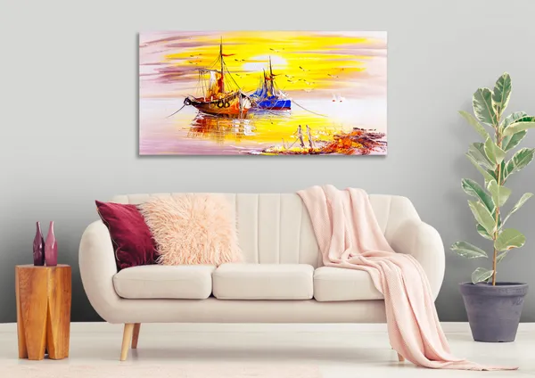 Multicolor_Modern_Art_Canvas_Painting_Ready_To_Hang_Wooden_Framed_Painting_For_Home_Decor