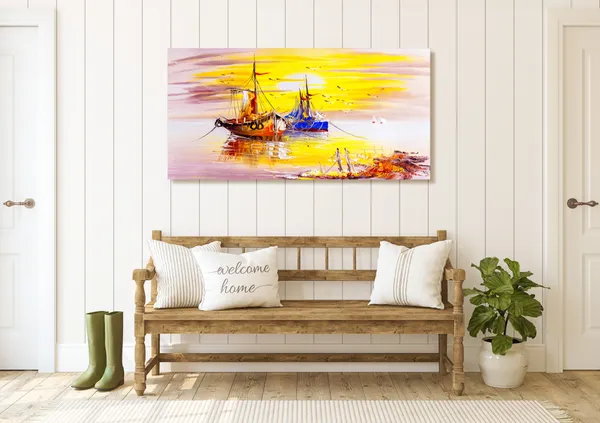 Multicolor_Modern_Art_Canvas_Painting_Ready_To_Hang_Wooden_Framed_Painting_For_Home_Decor