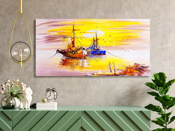 Multicolor_Modern_Art_Canvas_Painting_Ready_To_Hang_Wooden_Framed_Painting_For_Home_Decor