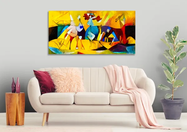 Multicolor_Abstract_Canvas_Painting_Ready_To_Hang_Wooden_Framed_Painting_For_Home_Decor