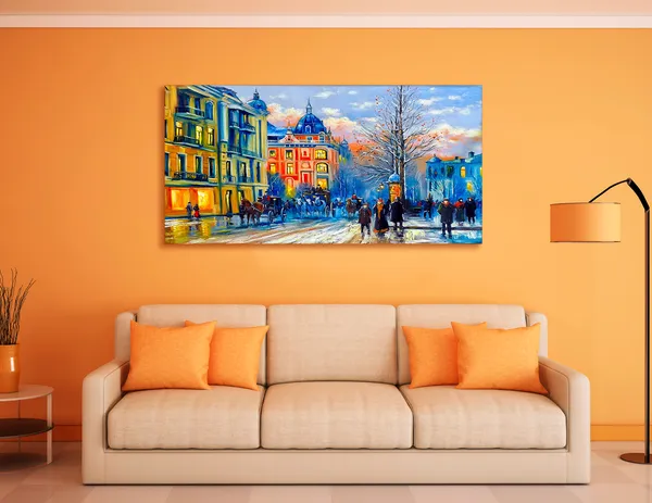 Multicolor_Urban_Art_Canvas_Painting_Ready_To_Hang_Wooden_Framed_Painting_For_Home_Decor