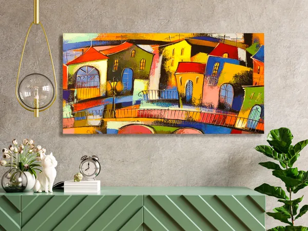 Multicolor_Abstract_Canvas_Painting_Ready_To_Hang_Wooden_Framed_Painting_For_Home_Decor