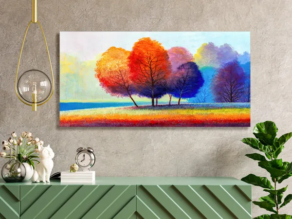 Multicolor_Floral_Art_Canvas_Painting_Ready_To_Hang_Wooden_Framed_Painting_For_Home_Decor