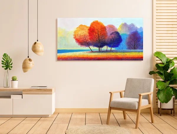 Multicolor_Floral_Art_Canvas_Painting_Ready_To_Hang_Wooden_Framed_Painting_For_Home_Decor