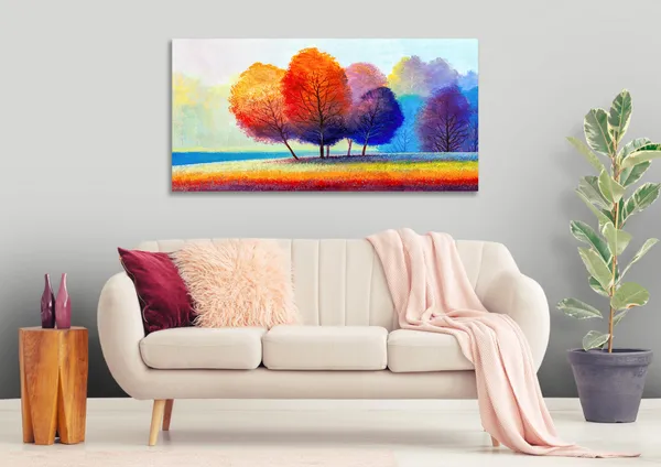 Multicolor_Floral_Art_Canvas_Painting_Ready_To_Hang_Wooden_Framed_Painting_For_Home_Decor