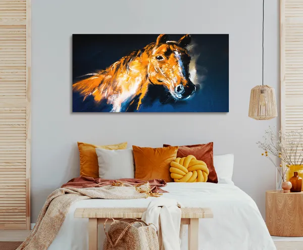 Multicolor_Animal_Art_Canvas_Painting_Ready_To_Hang_Wooden_Framed_Painting_For_Home_Decor