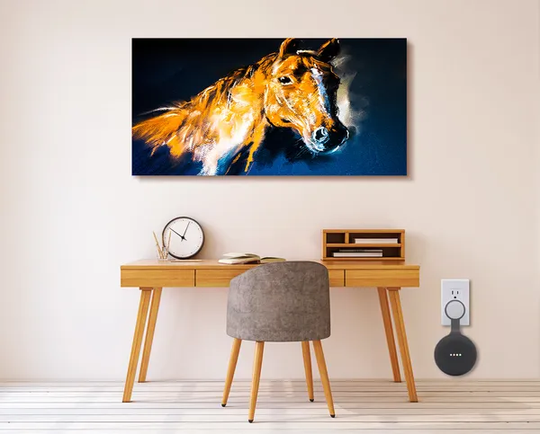 Multicolor_Animal_Art_Canvas_Painting_Ready_To_Hang_Wooden_Framed_Painting_For_Home_Decor