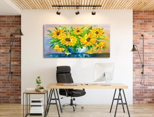 Multicolor_Floral_Art_Canvas_Painting_Ready_To_Hang_Wooden_Framed_Painting_For_Home_Decor