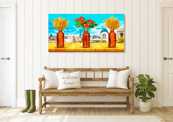 Multicolor_Floral_Art_Canvas_Painting_Ready_To_Hang_Wooden_Framed_Painting_For_Home_Decor
