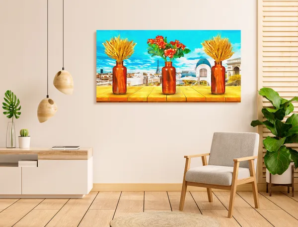 Multicolor_Floral_Art_Canvas_Painting_Ready_To_Hang_Wooden_Framed_Painting_For_Home_Decor