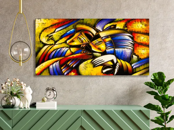 Multicolor_Modern_Art_Canvas_Painting_Ready_To_Hang_Wooden_Framed_Painting_For_Home_Decor