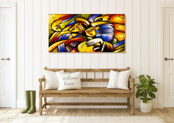 Multicolor_Modern_Art_Canvas_Painting_Ready_To_Hang_Wooden_Framed_Painting_For_Home_Decor