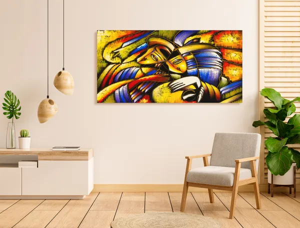 Multicolor_Modern_Art_Canvas_Painting_Ready_To_Hang_Wooden_Framed_Painting_For_Home_Decor