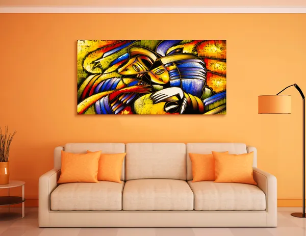 Multicolor_Modern_Art_Canvas_Painting_Ready_To_Hang_Wooden_Framed_Painting_For_Home_Decor