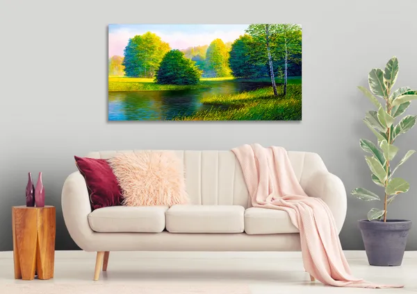 Multicolor_Nature_Art_Canvas_Painting_Ready_To_Hang_Wooden_Framed_Painting_For_Home_Decor