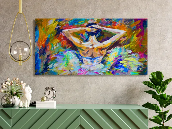 Multicolor_Modern_Art_Canvas_Painting_Ready_To_Hang_Wooden_Framed_Painting_For_Home_Decor