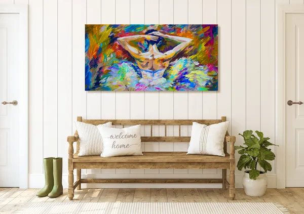 Multicolor_Modern_Art_Canvas_Painting_Ready_To_Hang_Wooden_Framed_Painting_For_Home_Decor