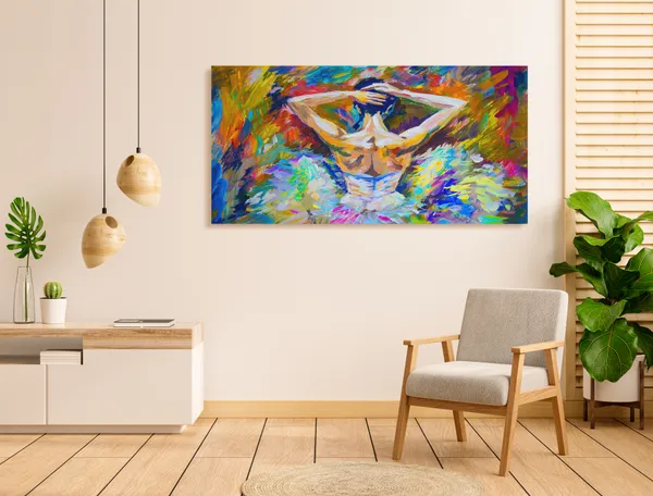Multicolor_Modern_Art_Canvas_Painting_Ready_To_Hang_Wooden_Framed_Painting_For_Home_Decor