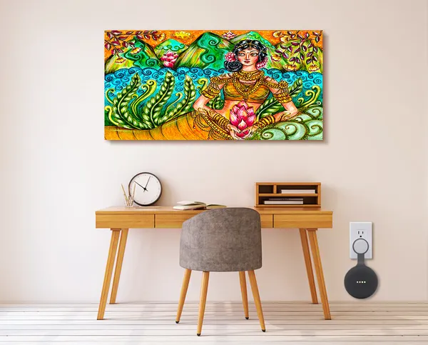 Multicolor_Modern_Art_Canvas_Painting_Ready_To_Hang_Wooden_Framed_Painting_For_Home_Decor