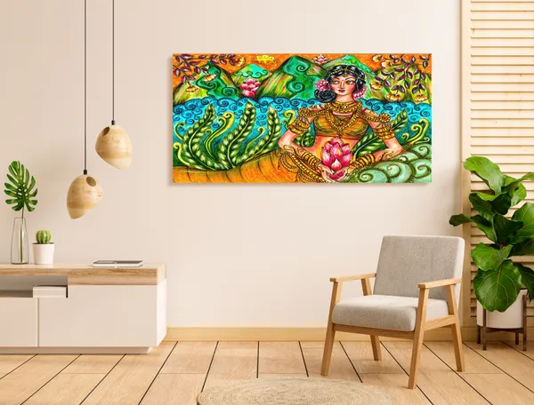 Multicolor_Modern_Art_Canvas_Painting_Ready_To_Hang_Wooden_Framed_Painting_For_Home_Decor