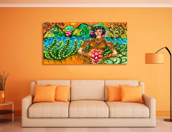 Multicolor_Modern_Art_Canvas_Painting_Ready_To_Hang_Wooden_Framed_Painting_For_Home_Decor