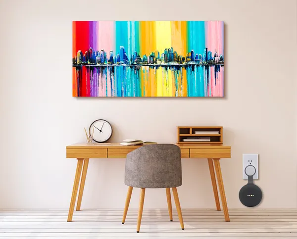 Multicolor_Urban_Art_Canvas_Painting_Ready_To_Hang_Wooden_Framed_Painting_For_Home_Decor