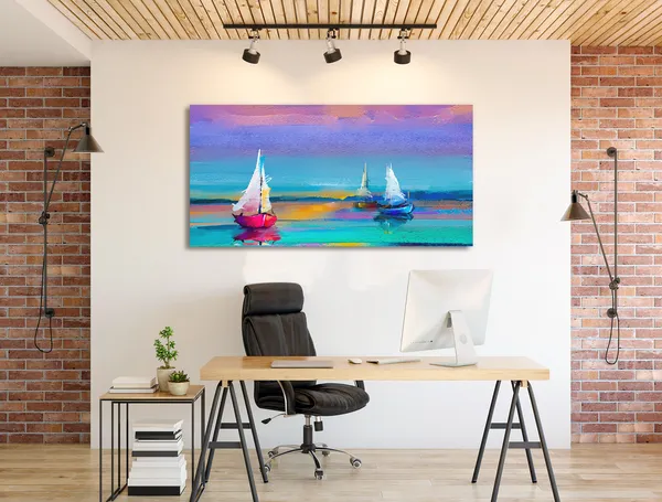 Multicolor_Modern_Art_Canvas_Painting_Ready_To_Hang_Wooden_Framed_Painting_For_Home_Decor