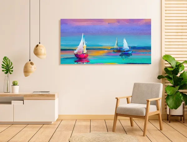 Multicolor_Modern_Art_Canvas_Painting_Ready_To_Hang_Wooden_Framed_Painting_For_Home_Decor
