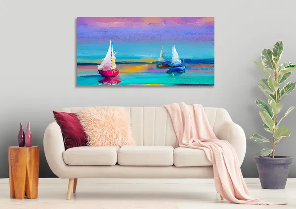 Multicolor_Modern_Art_Canvas_Painting_Ready_To_Hang_Wooden_Framed_Painting_For_Home_Decor
