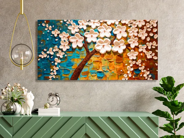 Multicolor_Floral_Art_Canvas_Painting_Ready_To_Hang_Wooden_Framed_Painting_For_Home_Decor