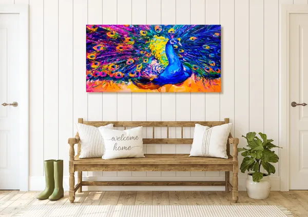 Multicolor_Nature_Art_Canvas_Painting_Ready_To_Hang_Wooden_Framed_Painting_For_Home_Decor