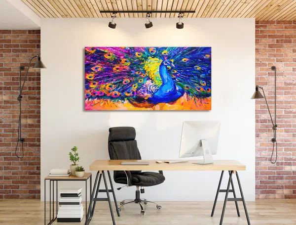 Multicolor_Nature_Art_Canvas_Painting_Ready_To_Hang_Wooden_Framed_Painting_For_Home_Decor