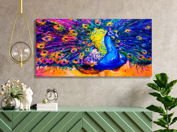 Multicolor_Nature_Art_Canvas_Painting_Ready_To_Hang_Wooden_Framed_Painting_For_Home_Decor