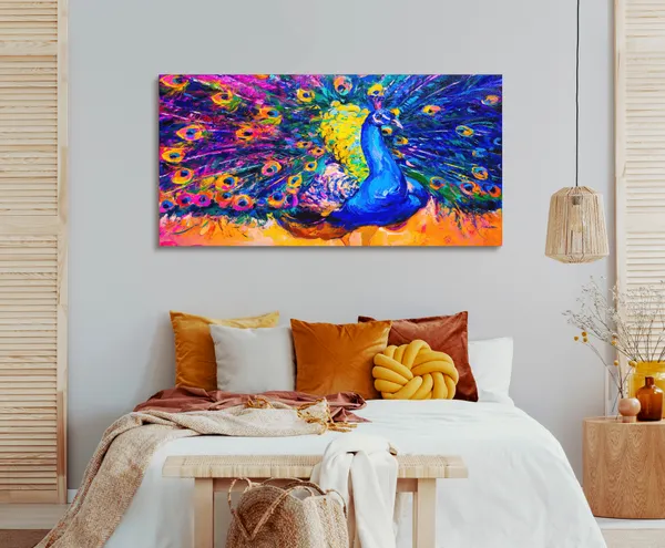 Multicolor_Nature_Art_Canvas_Painting_Ready_To_Hang_Wooden_Framed_Painting_For_Home_Decor