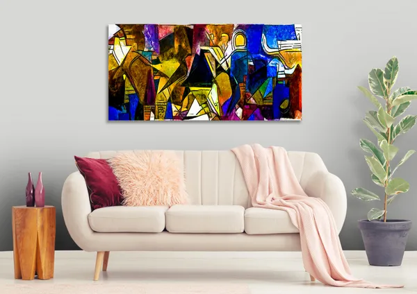 Multicolor_Abstract_Canvas_Painting_Ready_To_Hang_Wooden_Framed_Painting_For_Home_Decor