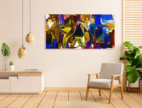 Multicolor_Abstract_Canvas_Painting_Ready_To_Hang_Wooden_Framed_Painting_For_Home_Decor