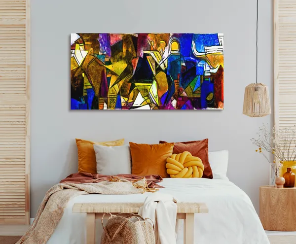 Multicolor_Abstract_Canvas_Painting_Ready_To_Hang_Wooden_Framed_Painting_For_Home_Decor