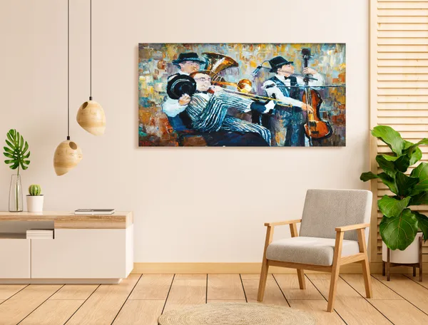 Multicolor_Modern_Art_Canvas_Painting_Ready_To_Hang_Wooden_Framed_Painting_For_Home_Decor
