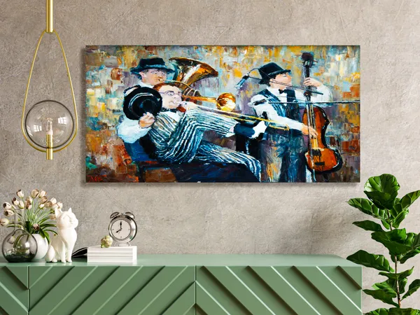 Multicolor_Modern_Art_Canvas_Painting_Ready_To_Hang_Wooden_Framed_Painting_For_Home_Decor