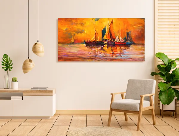Multicolor_Modern_Art_Canvas_Painting_Ready_To_Hang_Wooden_Framed_Painting_For_Home_Decor