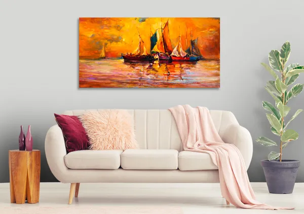 Multicolor_Modern_Art_Canvas_Painting_Ready_To_Hang_Wooden_Framed_Painting_For_Home_Decor