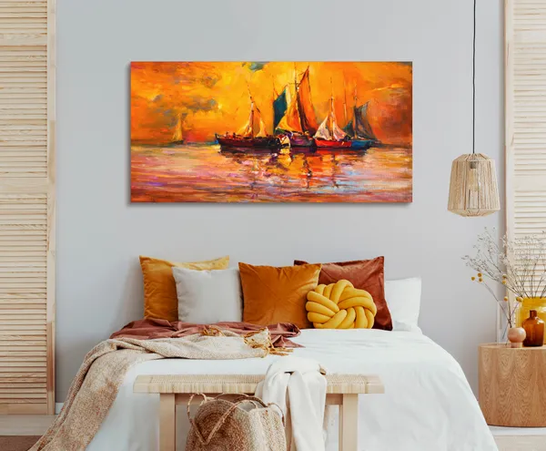 Multicolor_Modern_Art_Canvas_Painting_Ready_To_Hang_Wooden_Framed_Painting_For_Home_Decor