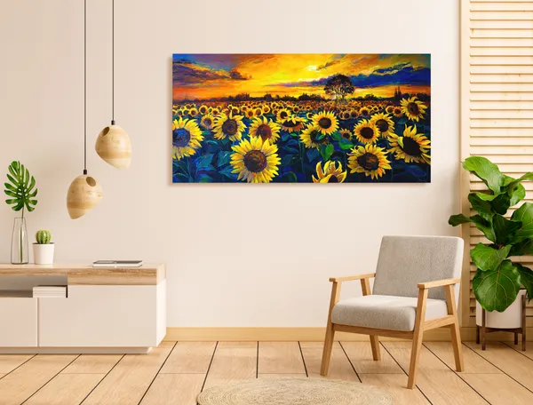 Multicolor_Floral_Art_Canvas_Painting_Ready_To_Hang_Wooden_Framed_Painting_For_Home_Decor