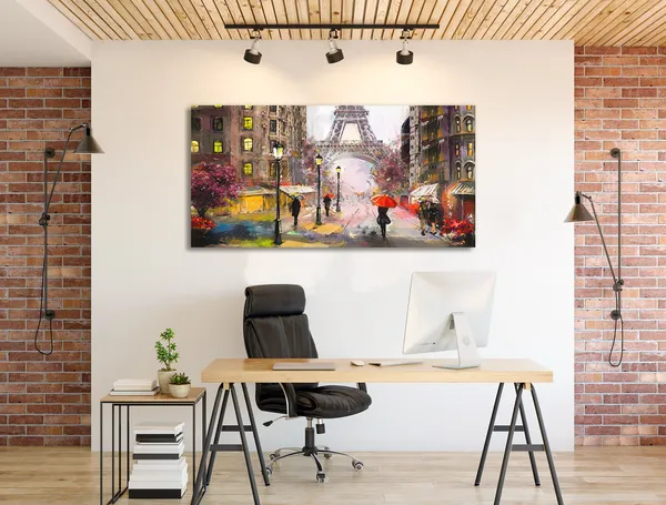 Multicolor_Urban_Art_Canvas_Painting_Ready_To_Hang_Wooden_Framed_Painting_For_Home_Decor