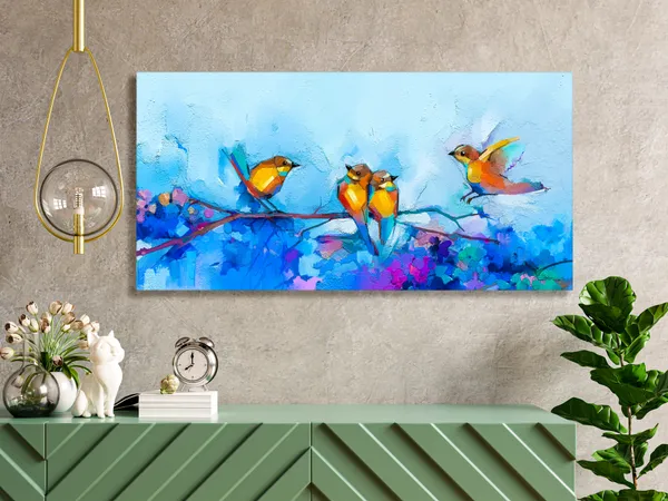 Multicolor_Animal_Art_Canvas_Painting_Ready_To_Hang_Wooden_Framed_Painting_For_Home_Decor