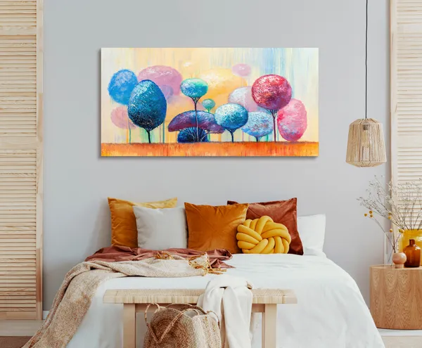 Multicolor_Floral_Art_Canvas_Painting_Ready_To_Hang_Wooden_Framed_Painting_For_Home_Decor