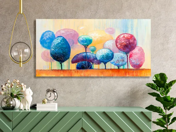 Multicolor_Floral_Art_Canvas_Painting_Ready_To_Hang_Wooden_Framed_Painting_For_Home_Decor